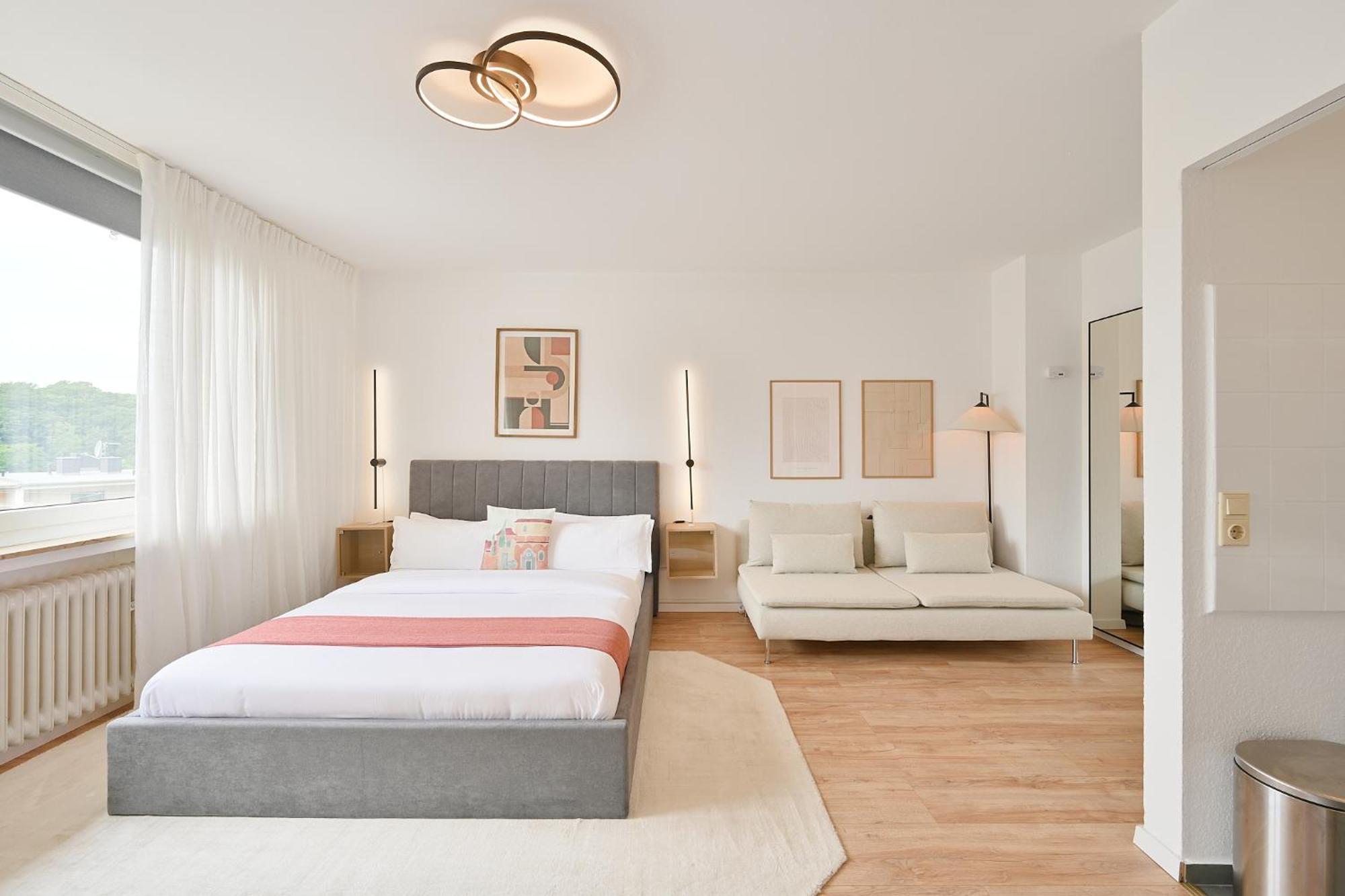 Beautiful And Stylish 1-Bedroom With Kitchen And King Size Bed Wuppertal Luaran gambar
