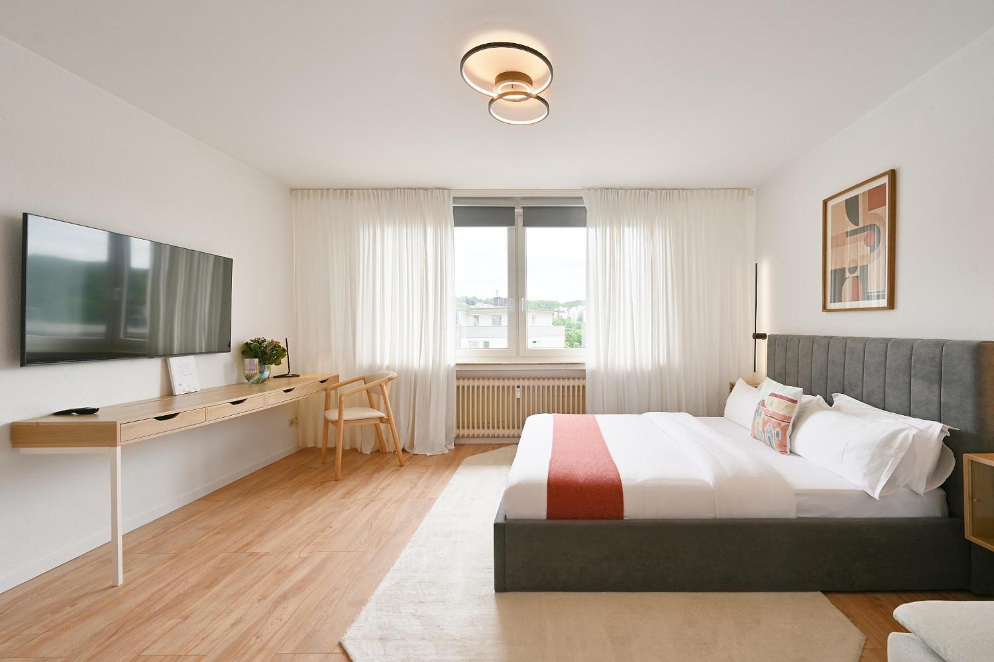 Beautiful And Stylish 1-Bedroom With Kitchen And King Size Bed Wuppertal Luaran gambar